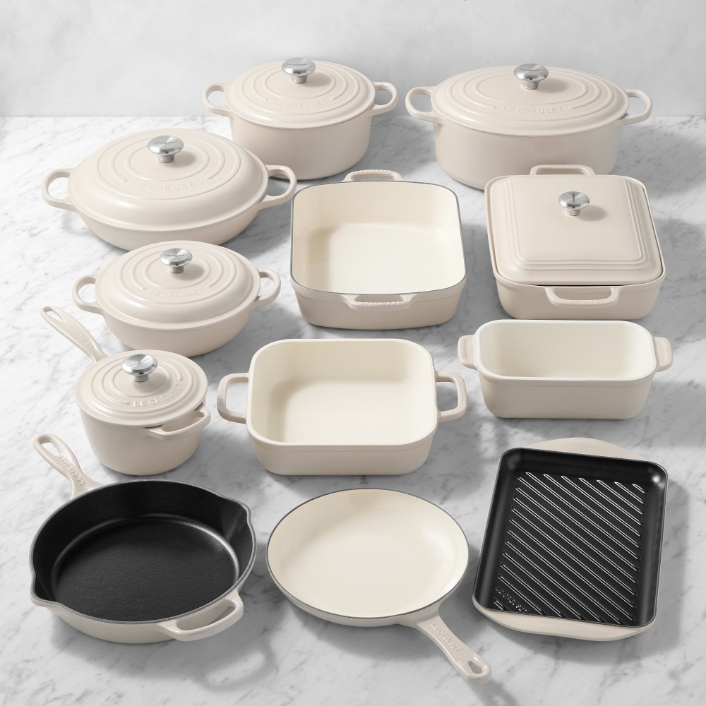 Le Creuset Signature Mixed Material 18-Piece Cookware & Bakeware Set