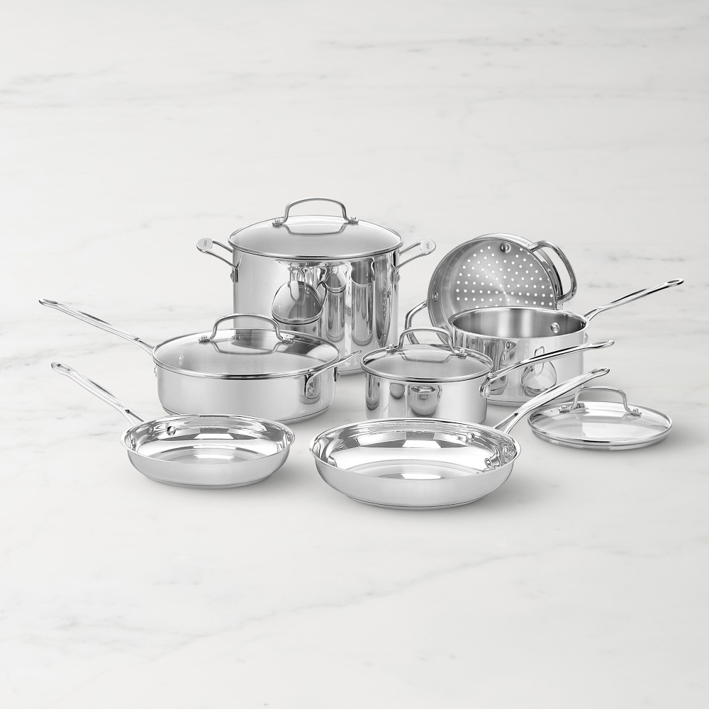 Cuisinart Chef’s Classic Stainless Steel 11-Piece Cookware Set