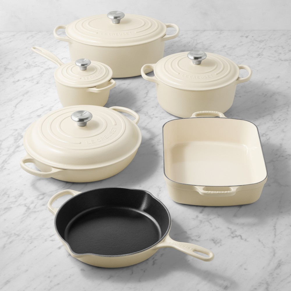 Le Creuset Signature Enameled Cast Iron 10-Piece Cookware Set